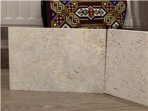 Cut-Calibrated Travertine Tiles, Classic Light Travertine
